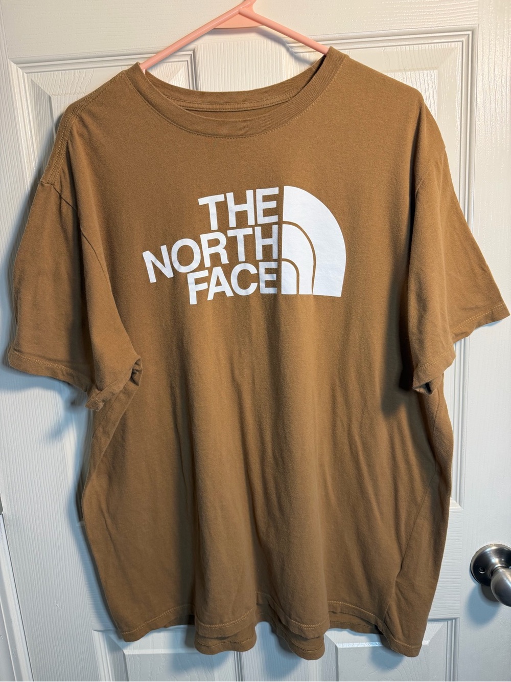 Men’s The North Face Brown T-Shirt, size XL
